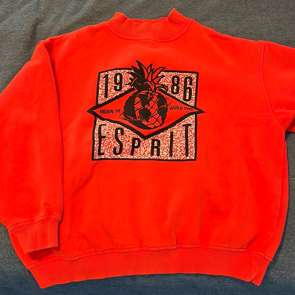 Vintage Esprit mock T sweatshirt